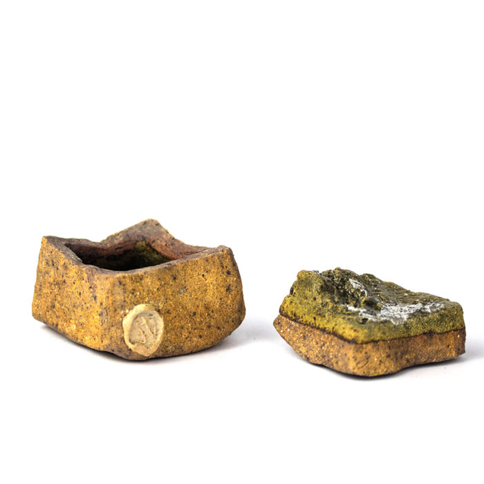 small lidded rock